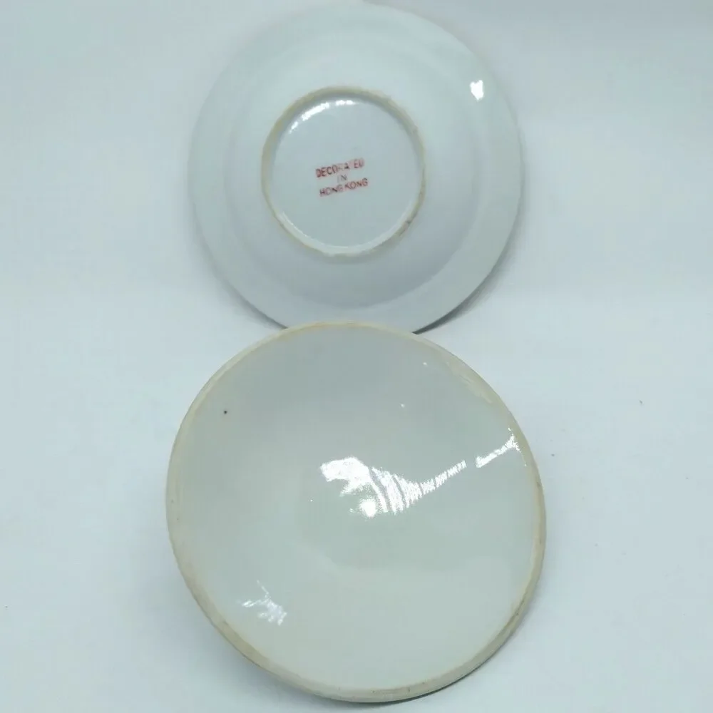 Chinoiserie Fitzhugh Pattern Green And Gold 6 1/4